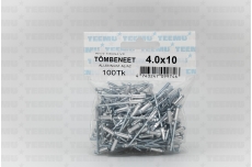 Vetoniitti 4.0x10 Alumiini/Teräs Pakkaus 100kpl