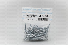 Tõmbeneet 4.0x16 Alumiinium/Teras Pakend 50tk