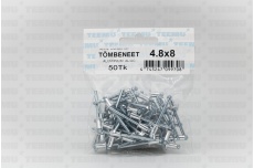 Tõmbeneet 4.8x 8 Alumiinium/Teras Pakend 50tk